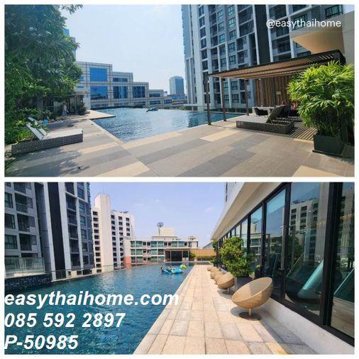 picture P-50985 — For Rent: Quinn Condo Ratchada 32nd Floor Near MRT Sutthisan. 085-592-2897 Line: @easythaihome - 2/13
