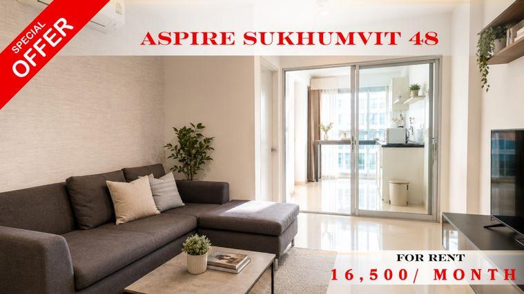 picture 🚆✨ Prime Condo Location For Rent 📍 Aspire Sukhumvit 48  (Line: @rent2022) | Near BTS Phra Khanong  ✨ Ready to move in! ✨ 📌 Ref Code: A11462 - 1/10