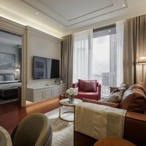 picture Urgent Sale ✨ KHUN by YOO ✨ 2 Bedrooms, 2 Bathrooms, East Facing, High Floor, View overlooking Ekkamai. - 6/8