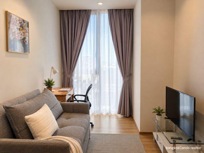 รูป 🍀🍀🍀 Prime condo location 🚆ให้เช่า📌 เดอะไลน์ พหล-ประดิพัทธ์ (Line:@rent2022)BTS สะพานควาย ✨พร้อมเข้าอยู่🌼A11463 - รูปที่ 5/9