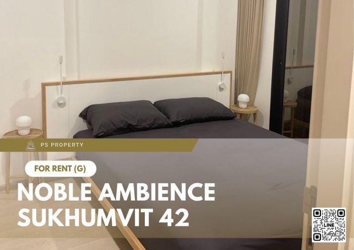 รูป ให้เช่า ✨ Noble Ambience Sukhumvit 42 ✨ เฟอร์นิเจอร์ และ เครื่องใช้ไฟฟ้าครบ ใกล้ BTS เอกมัย - รูปที่ 1/8