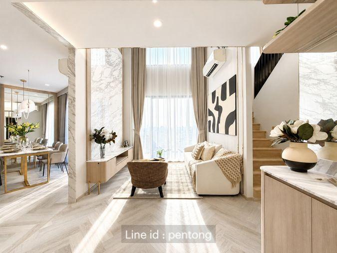 รูป Ideo Mobi Sukhumvit Eastpoint ห้องขายตรงจากโครงการ 2 ห้องนอน duplex เพดานสูงโปร่ง แต่งครบ - รูปที่ 2/12
