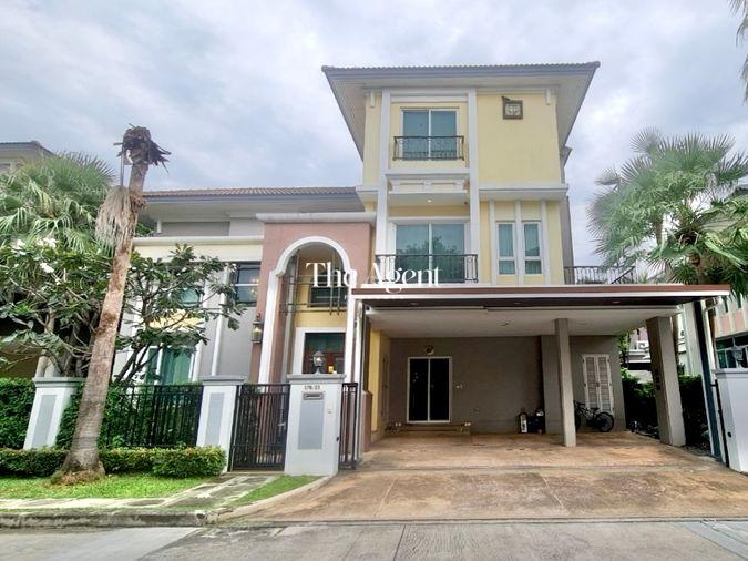 รูป ขายบ้านหรู 3 ชั้น แกรนด์ บางกอก บูเลอวาร์ด รัชดา–รามอินทรา 2 เนื้อที่ 95 ตร.ว. 5 นอน 6 น้ำ เฟอร์นำเข้า ใกล้รถไฟฟ้าสายสีชมพู - รูปที่ 71/92