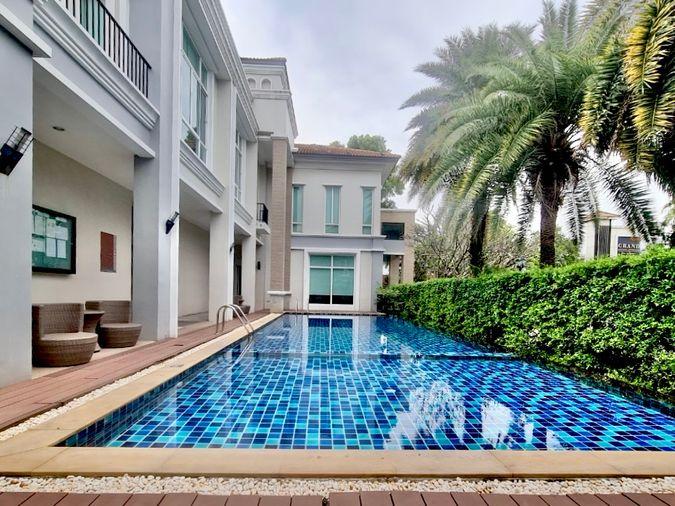 รูป ขายบ้านหรู 3 ชั้น แกรนด์ บางกอก บูเลอวาร์ด รัชดา–รามอินทรา 2 เนื้อที่ 95 ตร.ว. 5 นอน 6 น้ำ เฟอร์นำเข้า ใกล้รถไฟฟ้าสายสีชมพู - รูปที่ 76/92