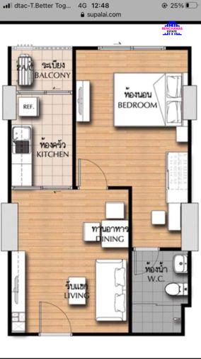 รูป 🔥ขายคอนโดวิวสระ ห้องสวย ศุภาลัย ลอฟท์ ตลาดพลู / Supalai Loft Talat Phlu ใกล้ BTS ตลาดพลู - รูปที่ 8/8