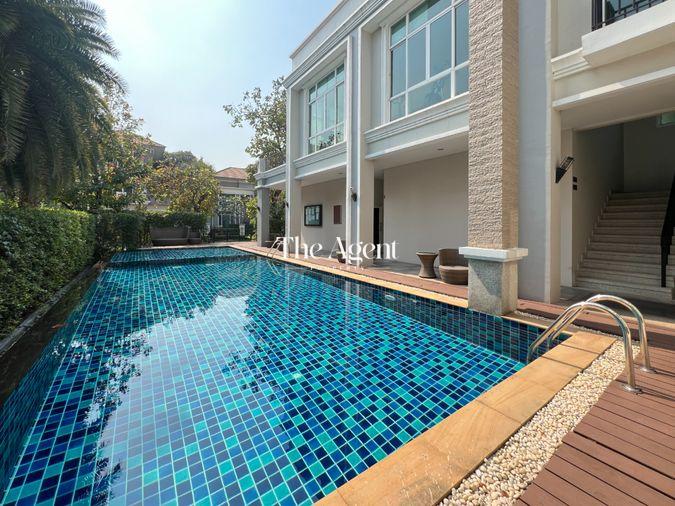 รูป ขายบ้านหรู 3 ชั้น แกรนด์ บางกอก บูเลอวาร์ด รัชดา–รามอินทรา 2 เนื้อที่ 95 ตร.ว. 5 นอน 6 น้ำ เฟอร์นำเข้า ใกล้รถไฟฟ้าสายสีชมพู - รูปที่ 80/92