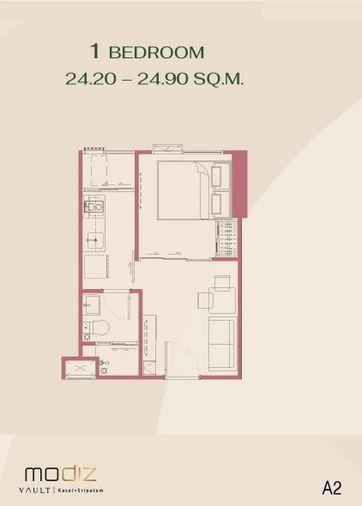 picture  Modiz Vault Kaset-Sripatum    Condo For Rent / Line : @mintocondo - 2/2