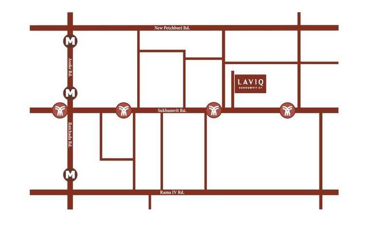 รูป 🔥ขายขาดทุน คอนโดหรู ลาวีค สุขุมวิท 57 (ทองหล่อ) / Laviq Sukhumvit 57 (Thonglor) ใกล้ BTS ทองหล่อ - รูปที่ 7/7