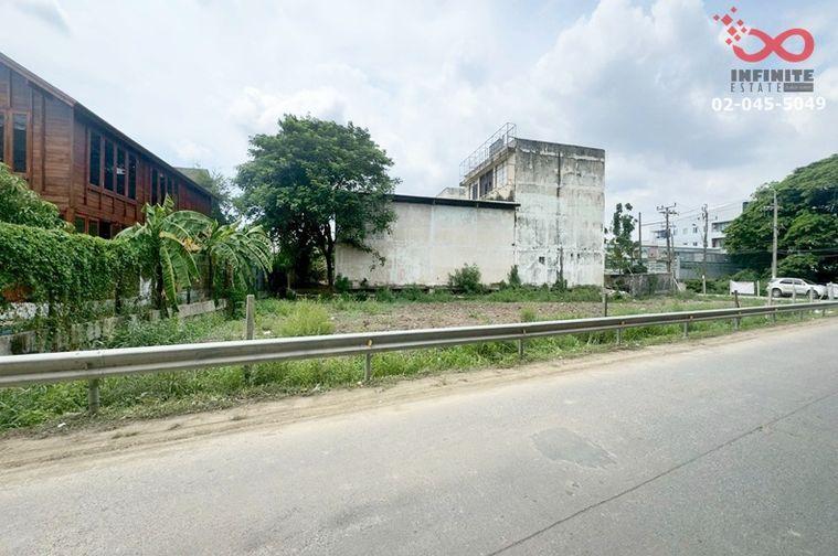 รูป ขายที่ดิน 233 ตร.ว. ถนนจตุโชติ - สุขาภิบาล 5 แปลงมุม ใกล้ทางด่วนฉลองรัช - รูปที่ 1/3