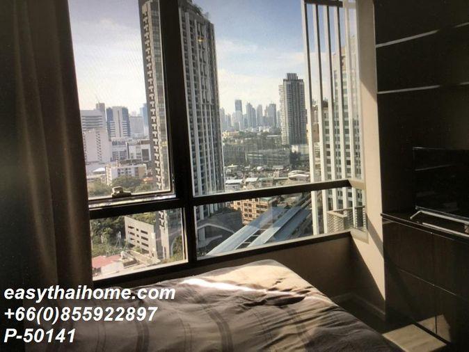 รูป P-50141 🔑 ให้เช่าห้องแบบ 1นอน คอนโดห้องสวย เดอะ รูม สุขุมวิท 69 ใกล้ BTS พระโขนง ชั้น19 เฟอร์ครบ มีเครื่องซักผ้า Line: @easythaihome 085-592-2897 - รูปที่ 2/15