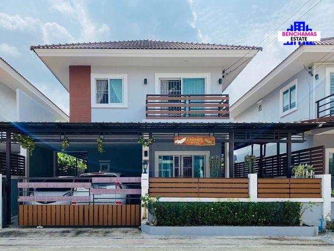 รูป 🔥ขาย บ้านพร้อมอยู่ หมู่บ้านรติรัตน์ Ratirat Village บ้านกล้วย-ไทรน้อย นนทบุรี - รูปที่ 1/27