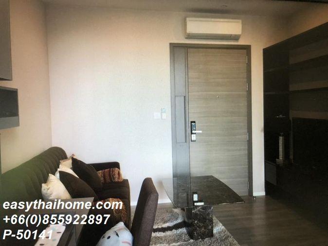 รูป P-50141 🔑 ให้เช่าห้องแบบ 1นอน คอนโดห้องสวย เดอะ รูม สุขุมวิท 69 ใกล้ BTS พระโขนง ชั้น19 เฟอร์ครบ มีเครื่องซักผ้า Line: @easythaihome 085-592-2897 - รูปที่ 14/15