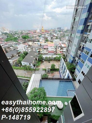 รูป P-148719 | Metro Sky Wutthakat (เมโทร สกาย วุฒากาศ) คอนโดขายพร้อมอยู่ วิวสระว่ายน้ำ ใกล้ BTS วุฒากาศ เฟอร์ครบ! | Line ID: @easythaihome | 085-592-2897 - รูปที่ 9/14