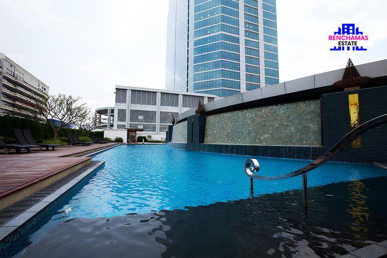 picture 🔥 Luxury condo for sale, large room, direct connection to MRT Samyan 🔥 Chamchuri Square Residence - 10/11