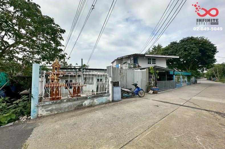 รูป ขายที่ดินพร้อมสิ่งปลูกสร้าง 25 ตร.ว. ติดถนนเลียบคลองประปา ซอยบางเลียบ 2 ถนนปทุมธานี - บางปะหัน ใกล้วัดเสด็จ บ้านกลาง เมืองปทุมธานี - รูปที่ 1/10