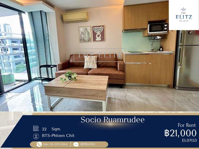 รูป ✨ Rare Unit!! SOCIO Ruamrudee ห้องสวย เฟอร์ครบ ราคาดี คุ้มสุดในย่านนี้  - รูปที่ 1/27