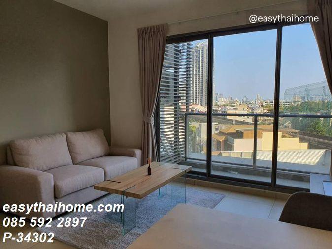 รูป P-34302 — ขายคอนโดพร้อมผู้เช่า ชั้น 8 The Lofts Ekkamai ทำเลพรีเมียม ใกล้ BTS เอกมัย 085-592-2897 Line: @easythaihome - รูปที่ 2/8