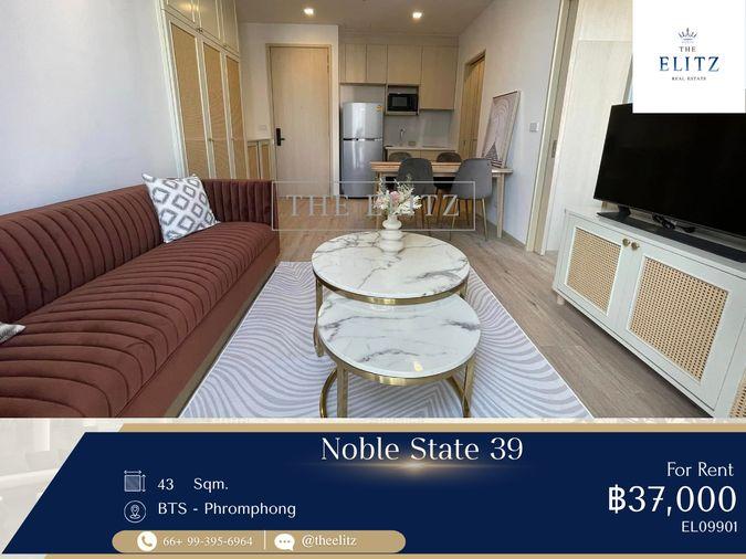 รูป สัมผัสความ Classic ที่ผสานความทันสมัยอย่างลงตัว Noble State 39 ห้องแต่งครบสไตล์ Minimal Luxury พร้อมหิ้วกระเป๋าเข้าอยู่ - รูปที่ 1/24