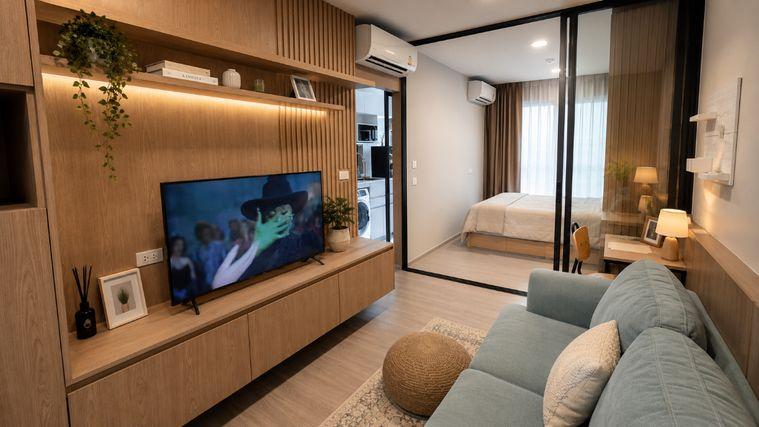 รูป 🍀🍀 Cozy room🍀ให้เช่า📌 เดอะ ไพรเวซี่  101(Line:@rent2022)BTS ปุณณวิถี✨พร้อมเข้าอยู่🔖A11484 - รูปที่ 3/7