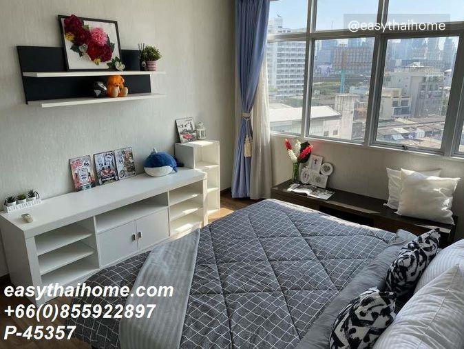 picture P-45357 > Rent: Chewathai Ratchaprarop 2 Bedrooms 9th Floor City View Fully Furnished Near BTS Victory Monument. Line: @easythaihome 085-592-2897 - 13/13