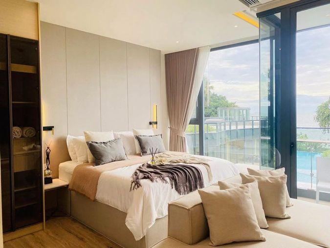 picture Luxury condo for rent at Arome Wongamat Pattaya, with stunning sea views. - 1/8
