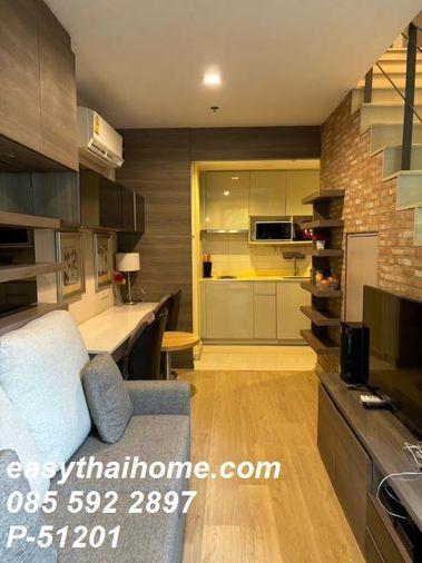 picture P-51201 — For Rent: Ideo Mobi Sukhumvit Condo 5th Floor Building B Duplex Unit Near BTS On Nut. 085-592-2897 Line: @easythaihome - 7/28