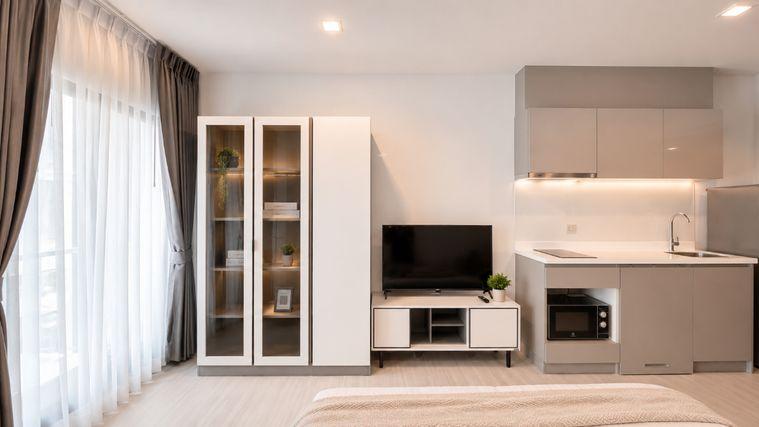 picture 🍀🚆 Cozy Room For Rent 📌 Life Asoke–Rama 9 Condominium (Line: @rent2022) | Near MRT Rama 9  ✨ Ready to move in! ✨ 📌 Ref Code: A01371 - 5/9