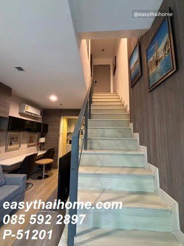 picture P-51201 — For Rent: Ideo Mobi Sukhumvit Condo 5th Floor Building B Duplex Unit Near BTS On Nut. 085-592-2897 Line: @easythaihome - 9/28
