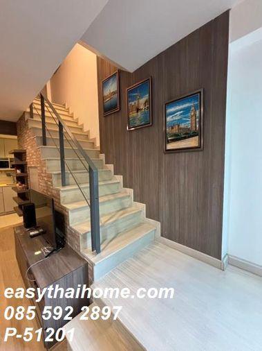 picture P-51201 — For Rent: Ideo Mobi Sukhumvit Condo 5th Floor Building B Duplex Unit Near BTS On Nut. 085-592-2897 Line: @easythaihome - 24/28