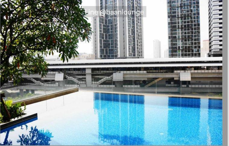 รูป วิวรถไฟฟ้า Hive Sathorn (ไฮฟ์ สาทร) 41 ตร.ม. 1 ห้องนอน 1 ห้องน้ำ เครื่องปรับอากาศ 2 เครื่อง - รูปที่ 14/14