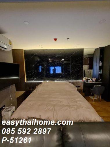 รูป P-51261 — ให้เช่าคอนโด ชั้น 25 Q Chidlom - Phetchaburi ใกล้ BTS ชิดลม 085-592-2897 Line: @easythaihome - รูปที่ 13/27