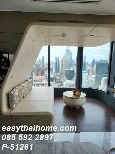 รูป P-51261 — ให้เช่าคอนโด ชั้น 25 Q Chidlom - Phetchaburi ใกล้ BTS ชิดลม 085-592-2897 Line: @easythaihome - รูปที่ 5/27