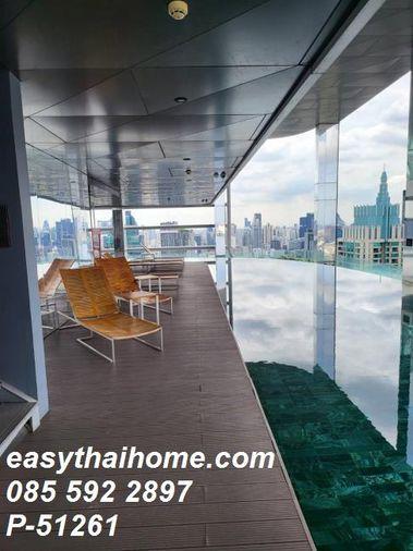 รูป P-51261 — ให้เช่าคอนโด ชั้น 25 Q Chidlom - Phetchaburi ใกล้ BTS ชิดลม 085-592-2897 Line: @easythaihome - รูปที่ 21/27