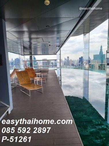 รูป P-51261 — ให้เช่าคอนโด ชั้น 25 Q Chidlom - Phetchaburi ใกล้ BTS ชิดลม 085-592-2897 Line: @easythaihome - รูปที่ 21/27