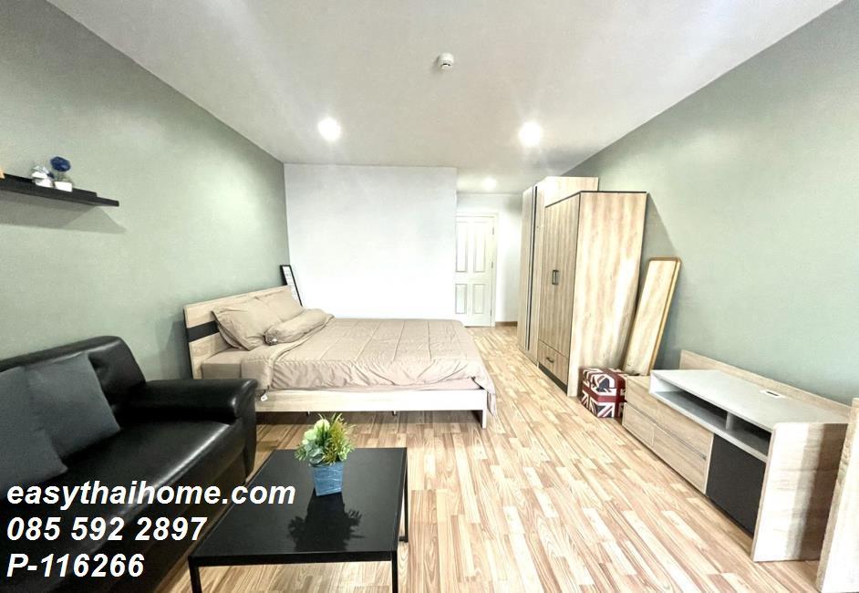 รูป P-116266 — ขายพร้อมผู้เช่าคอนโด ชั้น 8 Regent Home 19 Sukhumvit 93 ห้องสตูดิโอ วิวเมือง ใกล้ BTS บางจาก 085-592-2897 Line: @easythaihome - รูปที่ 6/9