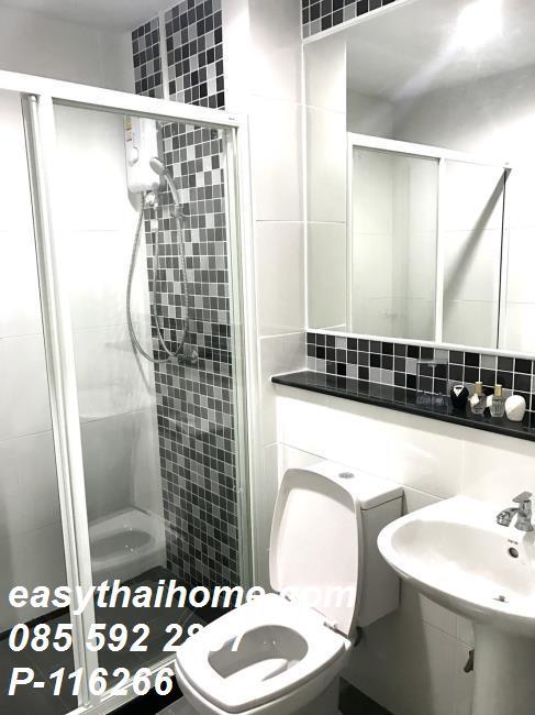 รูป P-116266 — ขายพร้อมผู้เช่าคอนโด ชั้น 8 Regent Home 19 Sukhumvit 93 ห้องสตูดิโอ วิวเมือง ใกล้ BTS บางจาก 085-592-2897 Line: @easythaihome - รูปที่ 9/9