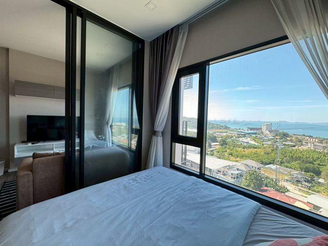 รูป ห้องสวยพร้อมเข้าอยู่ : ไนท์บิท ดิ โอเชี่ยน ศรีราชา 1 ห้องนอน ชั้น 17 วิวทะเล 35 ตรม - รูปที่ 8/12
