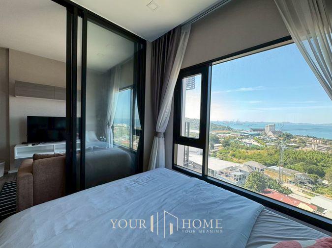 รูป ห้องสวยพร้อมเข้าอยู่ : ไนท์บิท ดิ โอเชี่ยน ศรีราชา 1 ห้องนอน ชั้น 17 วิวทะเล 35 ตรม - รูปที่ 8/12