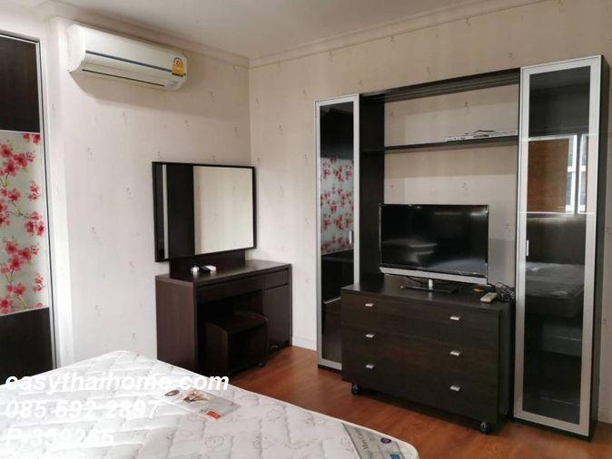 รูป P-359265 — ขายพร้อมผู้เช่าคอนโด ชั้น 16 Grand Park View Asoke ห้องใหญ่ 2 นอน วิวโรงเรียนวัฒนา ใกล้ MRT เพชรบุรี 085-592-2897 Line: @easythaihome - รูปที่ 3/10