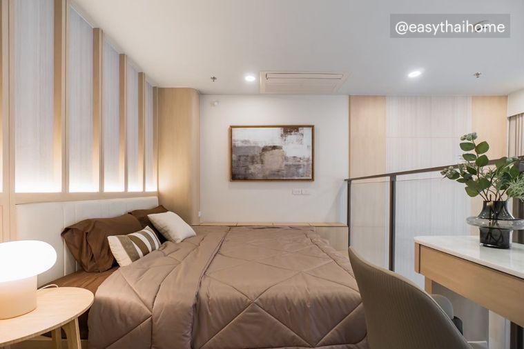 รูป P-52089 + คอนโดให้เช่าห้องหรูแบบ Duplex Whizdom The Forestias Maythopia 1 ห้องนอน ชั้น 10 วิวเมือง ใกล้ BTS อุดมสุข Line: @easythaihome 085-592-2897 - รูปที่ 1/13