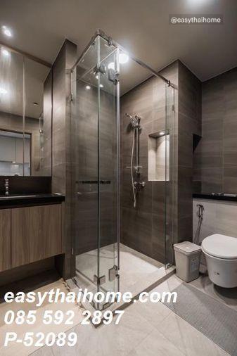 รูป P-52089 + คอนโดให้เช่าห้องหรูแบบ Duplex Whizdom The Forestias Maythopia 1 ห้องนอน ชั้น 10 วิวเมือง ใกล้ BTS อุดมสุข Line: @easythaihome 085-592-2897 - รูปที่ 10/13