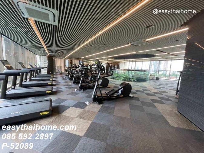 รูป P-52089 + คอนโดให้เช่าห้องหรูแบบ Duplex Whizdom The Forestias Maythopia 1 ห้องนอน ชั้น 10 วิวเมือง ใกล้ BTS อุดมสุข Line: @easythaihome 085-592-2897 - รูปที่ 7/13