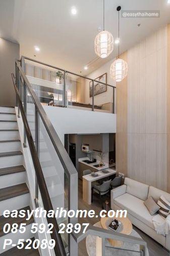 รูป P-52089 + คอนโดให้เช่าห้องหรูแบบ Duplex Whizdom The Forestias Maythopia 1 ห้องนอน ชั้น 10 วิวเมือง ใกล้ BTS อุดมสุข Line: @easythaihome 085-592-2897 - รูปที่ 13/13