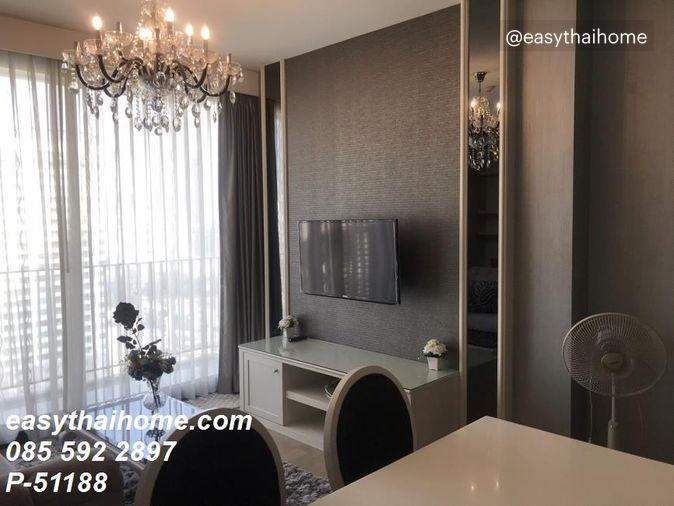 รูป P-51188 — ให้เช่าคอนโด ชั้น 18 Pyne by Sansiri 1 ห้องนอน วิวเมือง ติด BTS ราชเทวี 085-592-2897 Line: @easythaihome - รูปที่ 8/8