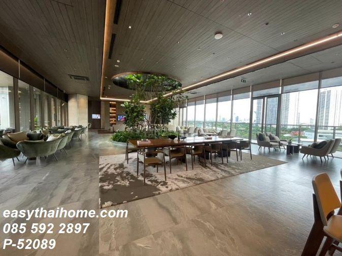 รูป P-52089 + คอนโดให้เช่าห้องหรูแบบ Duplex Whizdom The Forestias Maythopia 1 ห้องนอน ชั้น 10 วิวเมือง ใกล้ BTS อุดมสุข Line: @easythaihome 085-592-2897 - รูปที่ 8/13