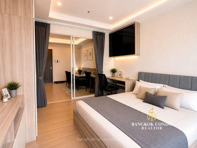 picture 💝🚆 Fully Furnished For Rent 📌 The ESSE Asoke (Line: @rent2022) | Near BTS Asoke & MRT Sukhumvit ✨Prime CBD Location ✨ 📌Code: A09449 - 3/6