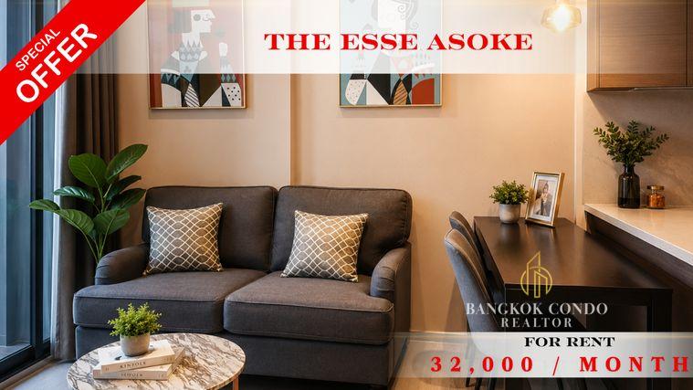 รูป 🍀🍀 Fully furnished💝 ให้เช่า📌 ดิ เอส อโศก (Line:@rent2022)BTS อโศก✨พร้อมเข้าอยู่ ✨ A09449 - รูปที่ 1/6