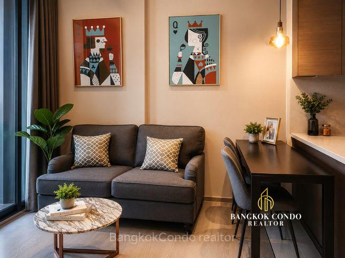picture 💝🚆 Fully Furnished For Rent 📌 The ESSE Asoke (Line: @rent2022) | Near BTS Asoke & MRT Sukhumvit ✨Prime CBD Location ✨ 📌Code: A09449 - 4/6