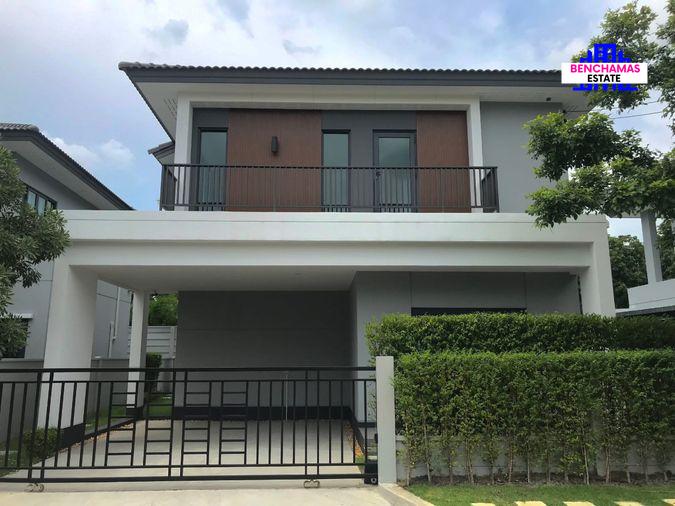 รูป ✅ ขายบ้านเดี่ยว บิ้วท์อินครบ ใกล้รถไฟฟ้าสายสีม่วงและเซ็นทรัล เวสต์วิลล์ ✅ Centro Maha Chetsadabodindranusorn Bridge 2 - เซนโทร สะพานมหาเจษฎาบดินทร์ 2 - รูปที่ 1/6