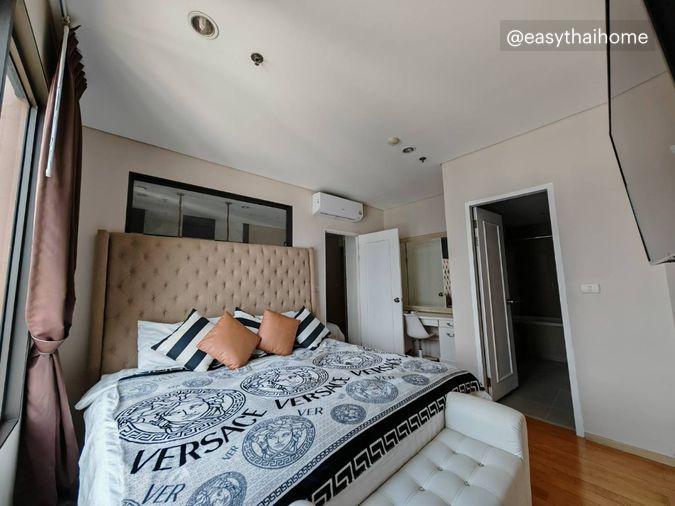 รูป P-149764 — ขายพร้อมผู้เช่า คอนโด Duplex ชั้น 37-38 Villa Asoke 2 นอน 2 น้ำ วิวเมือง ใกล้ MRT เพชรบุรี 085-592-2897 Line: @easythaihome - รูปที่ 1/12